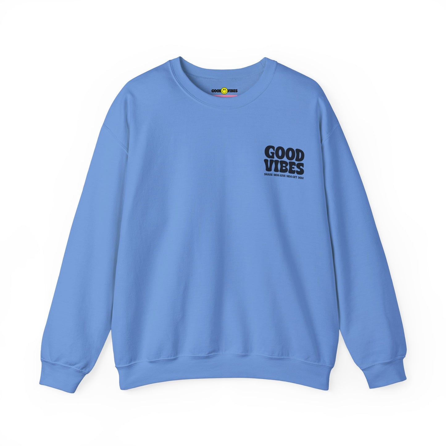 Good Vibes Sweatshirt | Bold Graphics, Positive Energy & Spiritual Style in Brights, Pastels, & Classic Colors