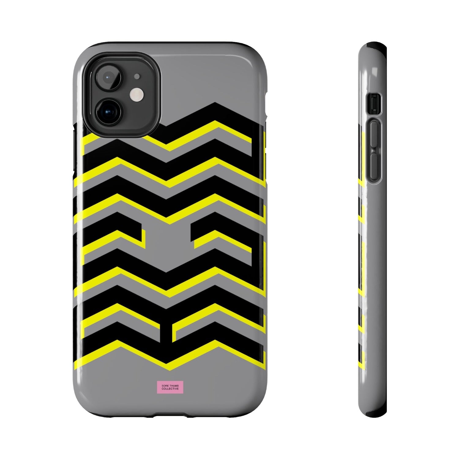 acid iPhone case, bright neon acid text, trippy effect