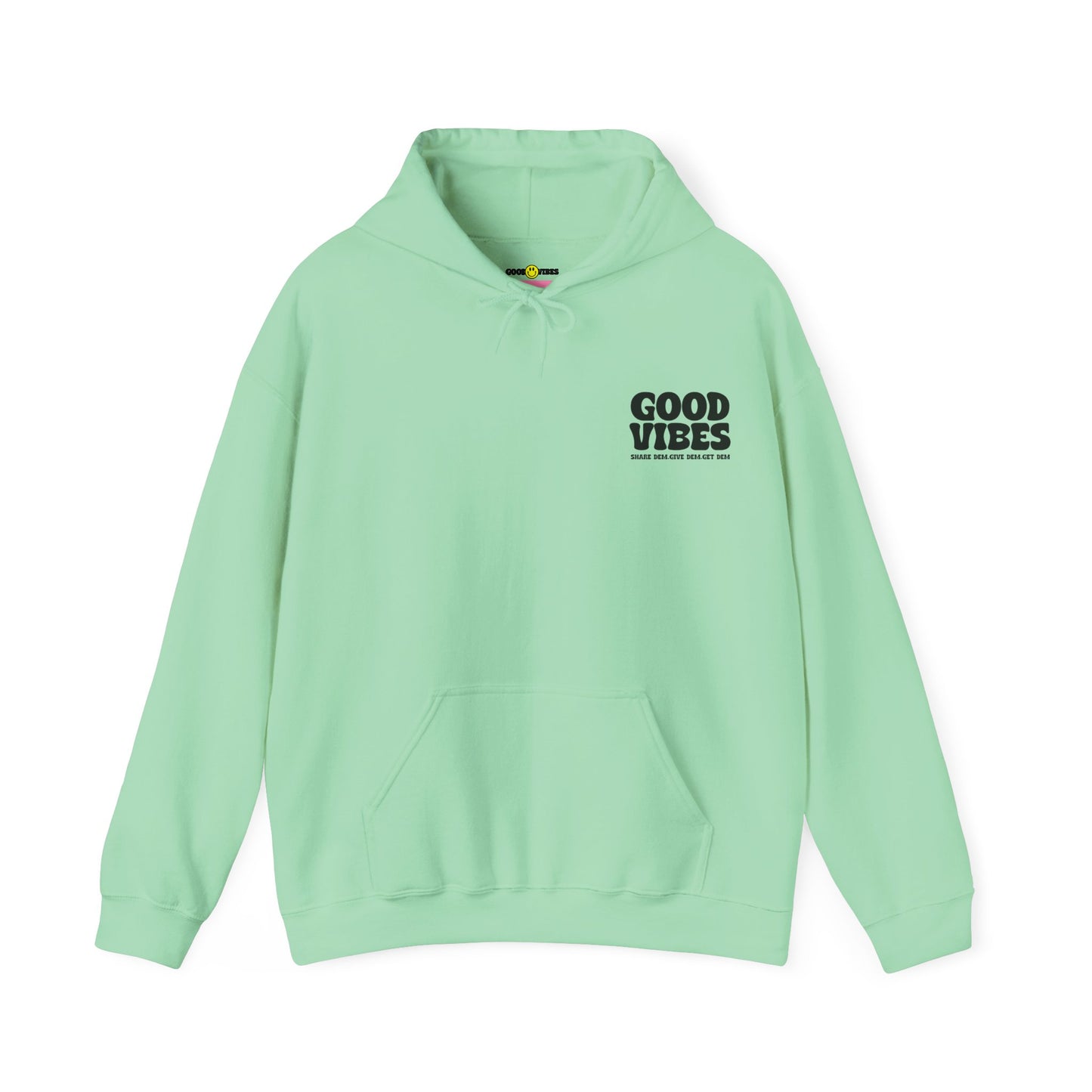 Good Vibes Hoodie | Bold Graphics, Positive Energy, & Spiritual Crypto Merch in Brights & Classics