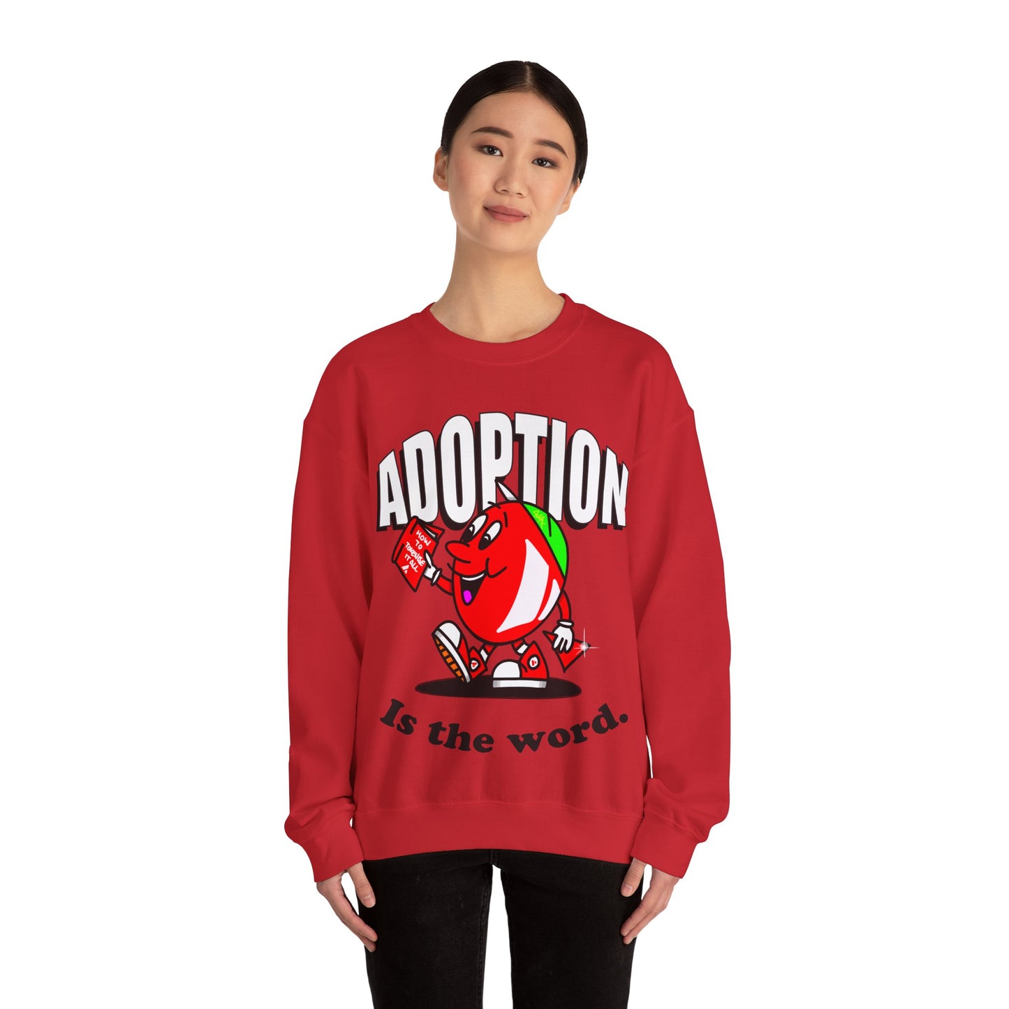 Avalanche Adoption is the Word Sweatshirt