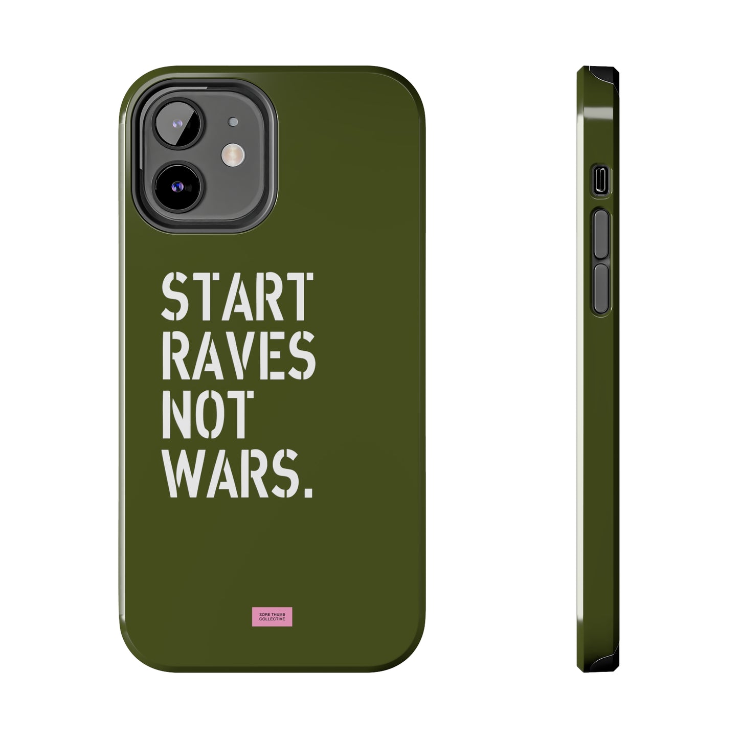 Start Raves Not Wars iPhone Case