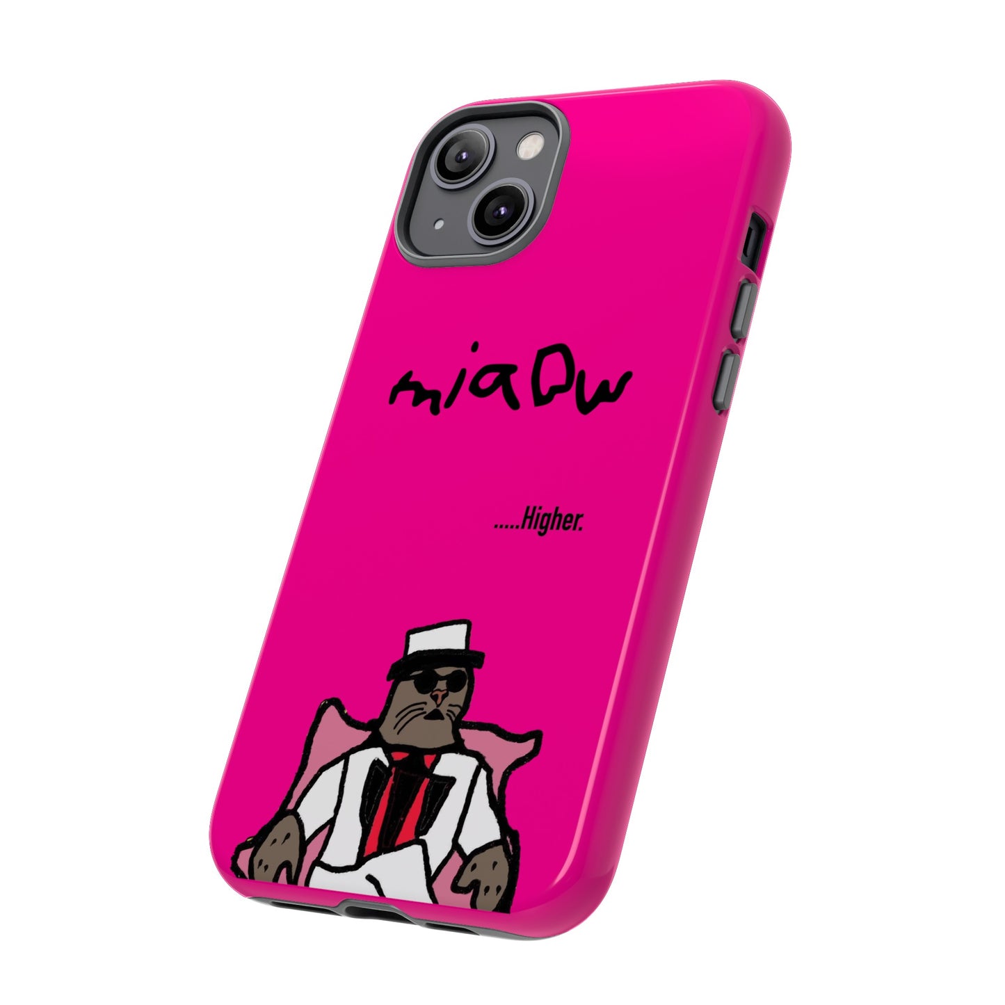 $MIAOW Phone case - Harder - Hot pink