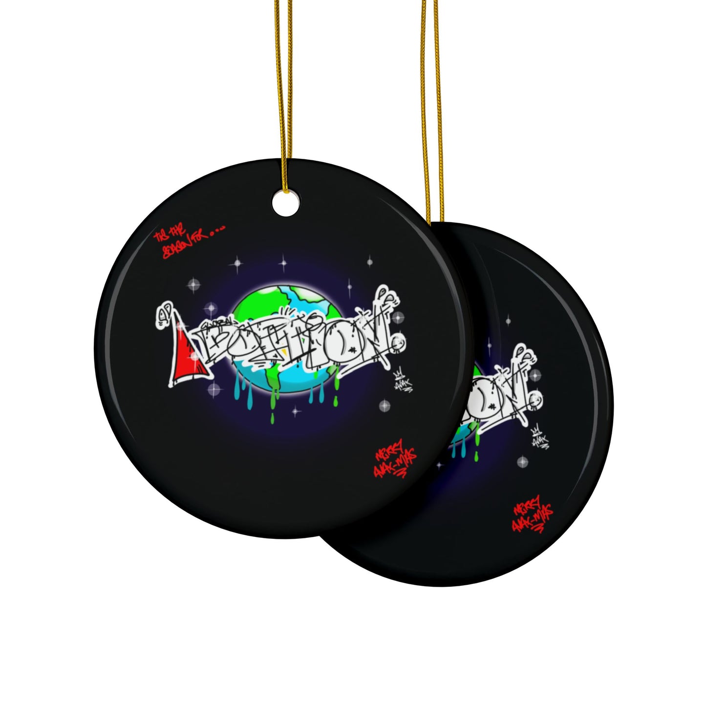 Avalanche Global Adoption Graffiti - Avalanche Christmas Decoration