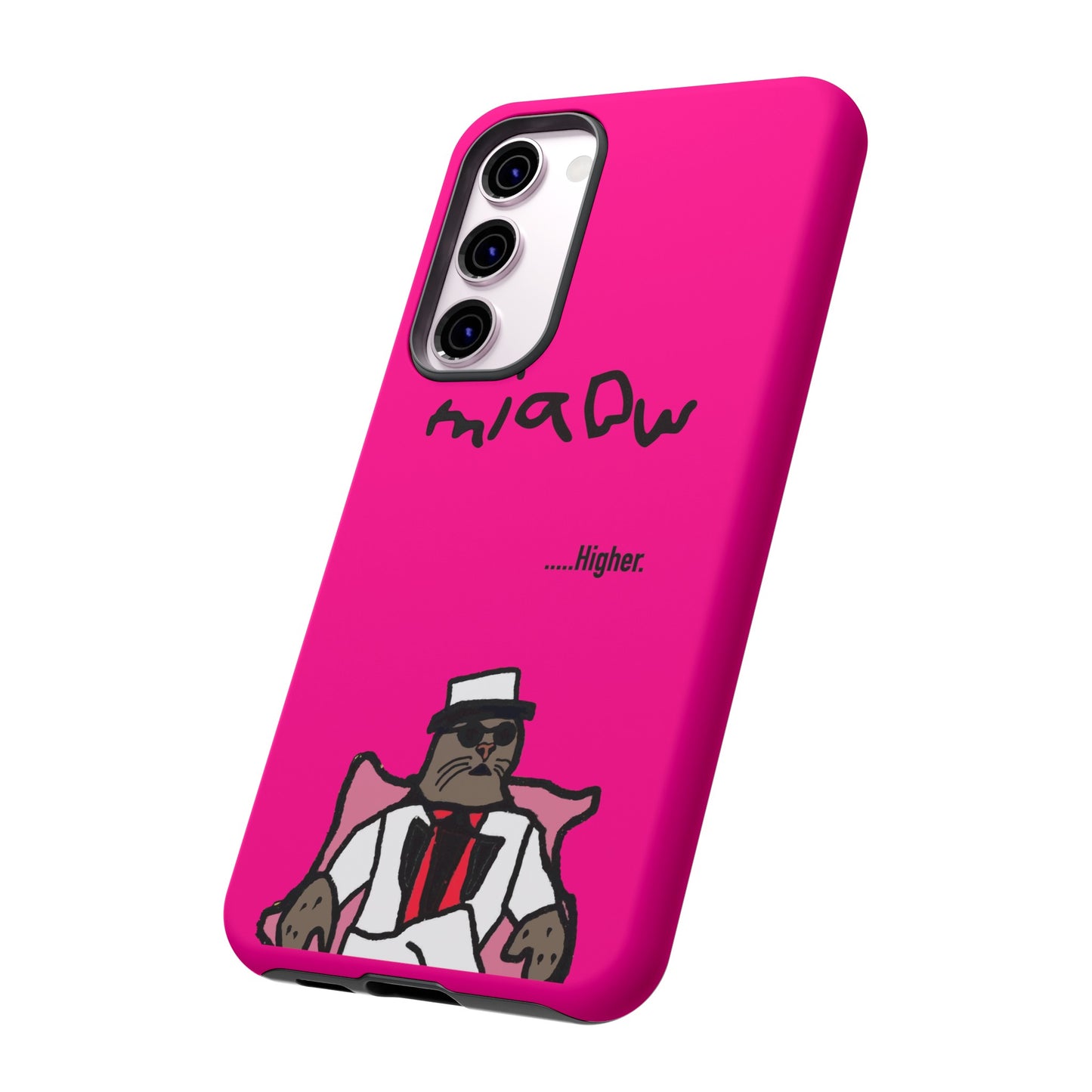 $MIAOW Phone case - Harder - Hot pink