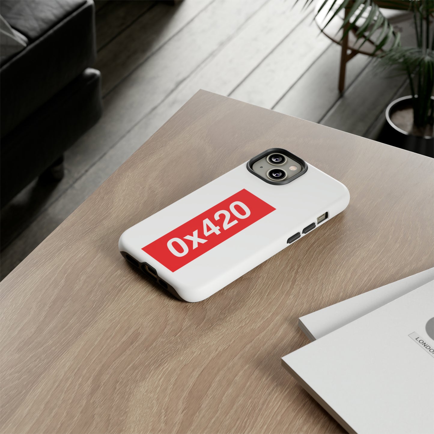 0x420 phone case small logo