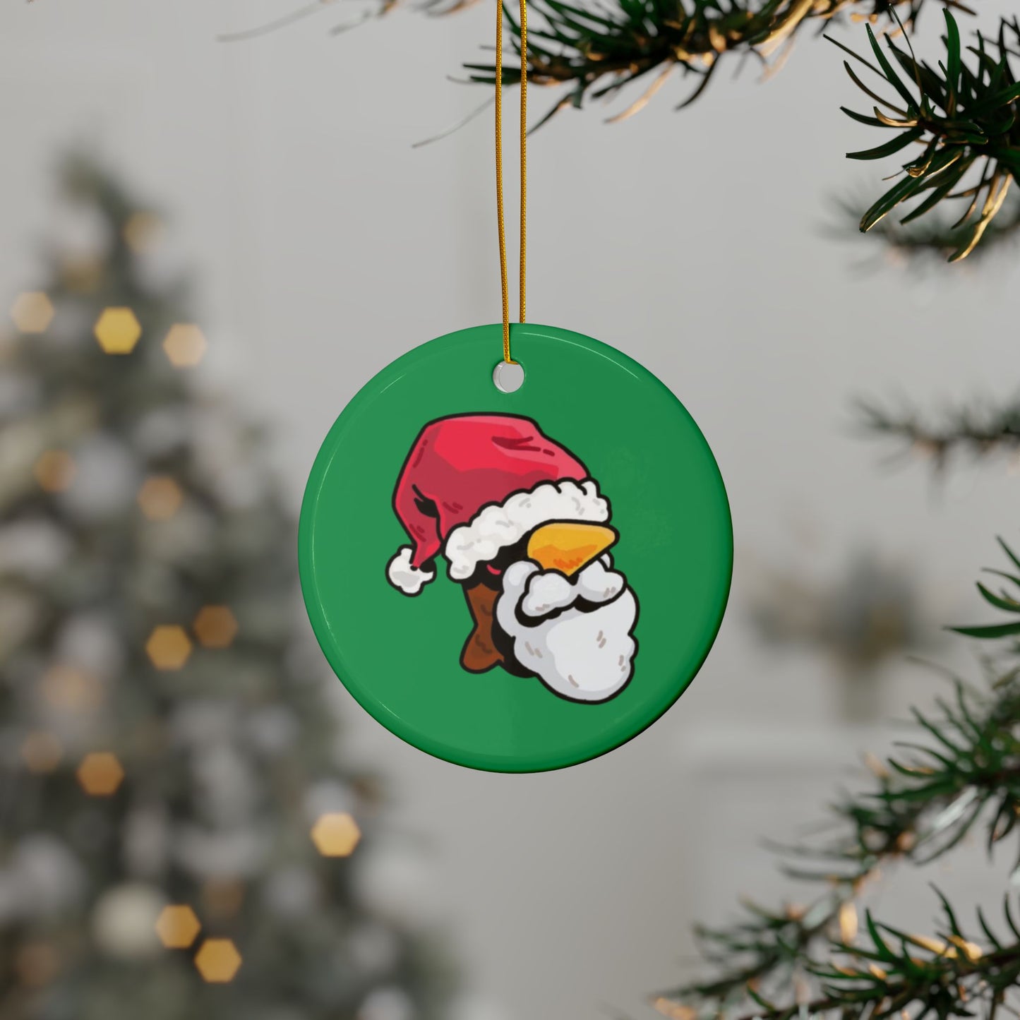 Coq Inu Christmas Decoration - Designed by Dano