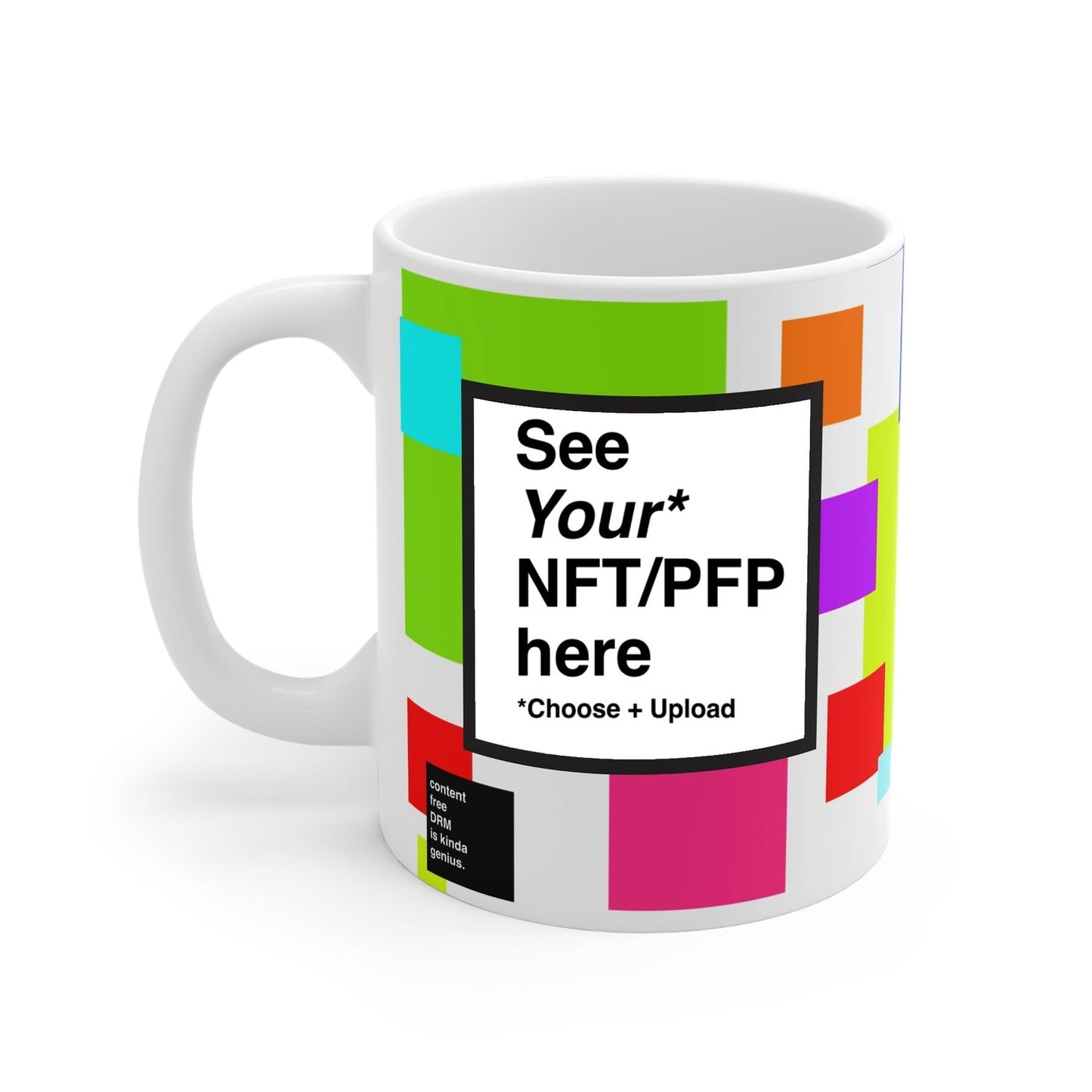 Content free mug White