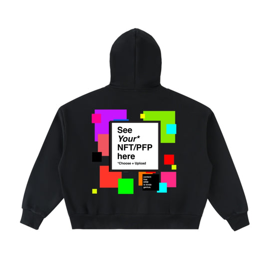 Copy of Content Free full zip hoody black
