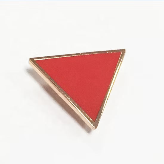 Avalanche Red Triangle Enamel Pin