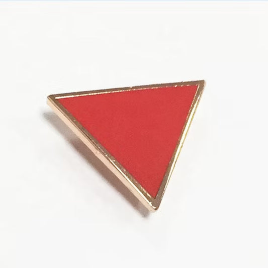 Avalanche Red Triangle Enamel Pin
