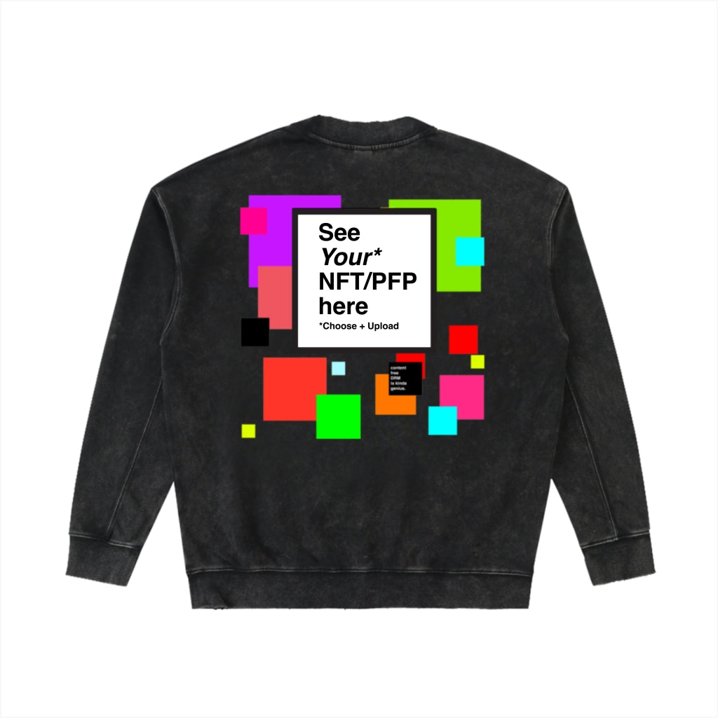 Copy of Copy of Content Free Sweatshirt Black