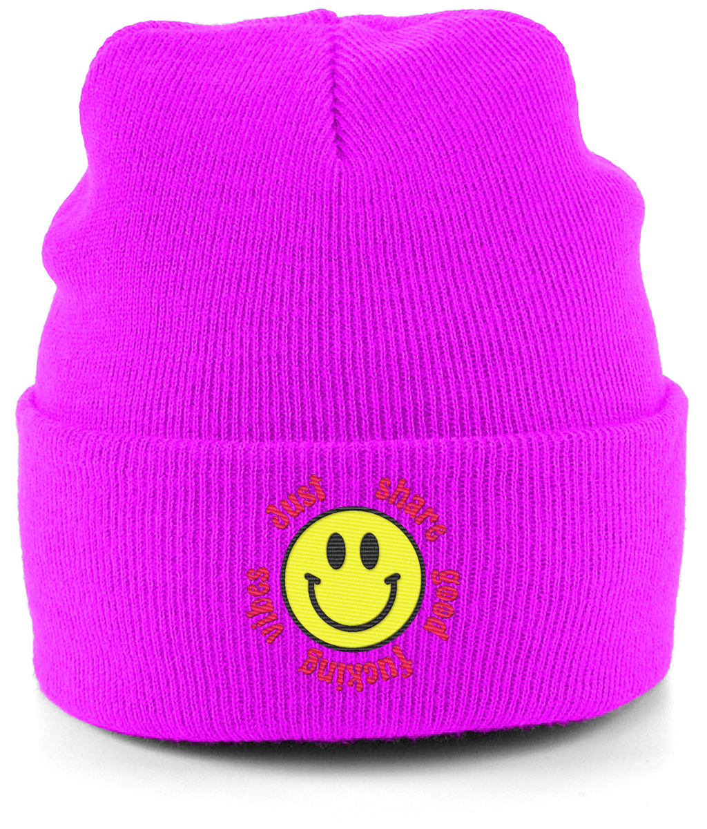 smiley face hat