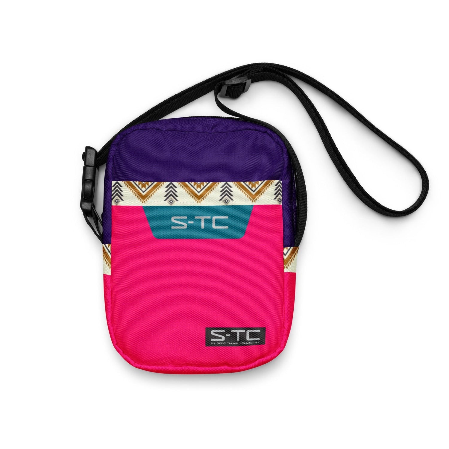 Nineties Crossbody Bag, with retro Colourblock styling, inspired by 90s outdoor wear, streetwear style