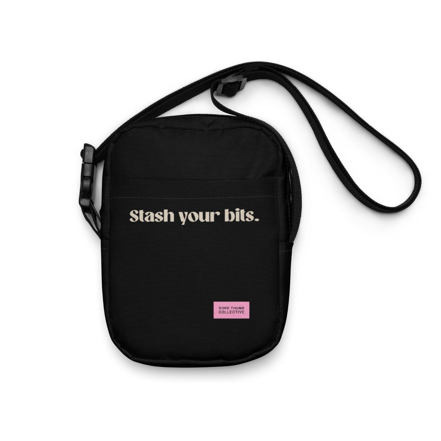 Black Crossbody Festival Bag