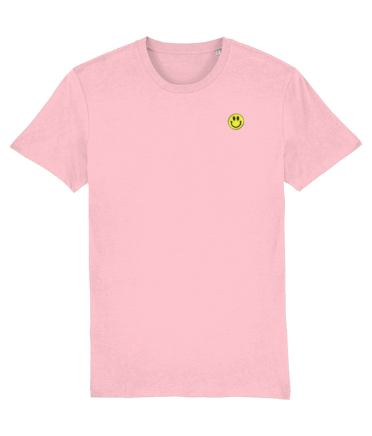 Smiley face T shirt - Pink