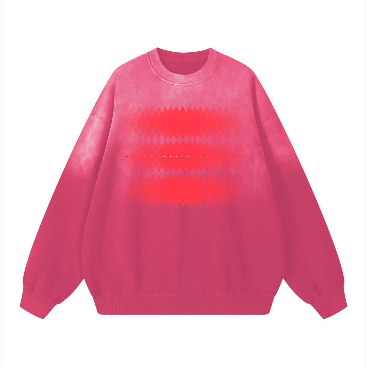 Avalanche Where Capital Connect Fade Drop-Shoulder Sweatshirt