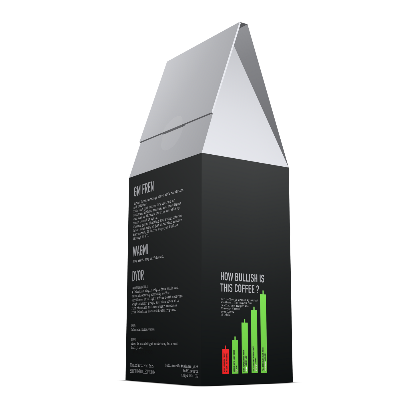 HODL ROAST — GM Coffee Single Origin | Crypto Coffee Gift | NFT & Web3 Merch (12oz)