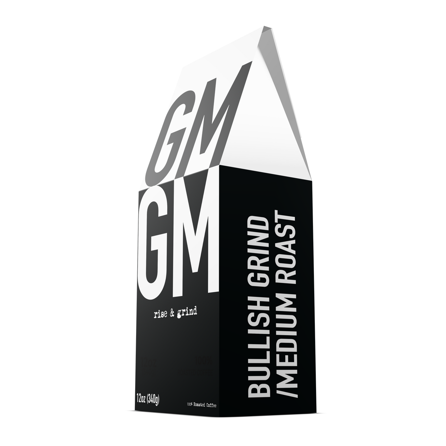 BULLISH GRIND — GM Coffee Medium Roast | Crypto Coffee Blend | NFT & Web3 Gift (12oz)