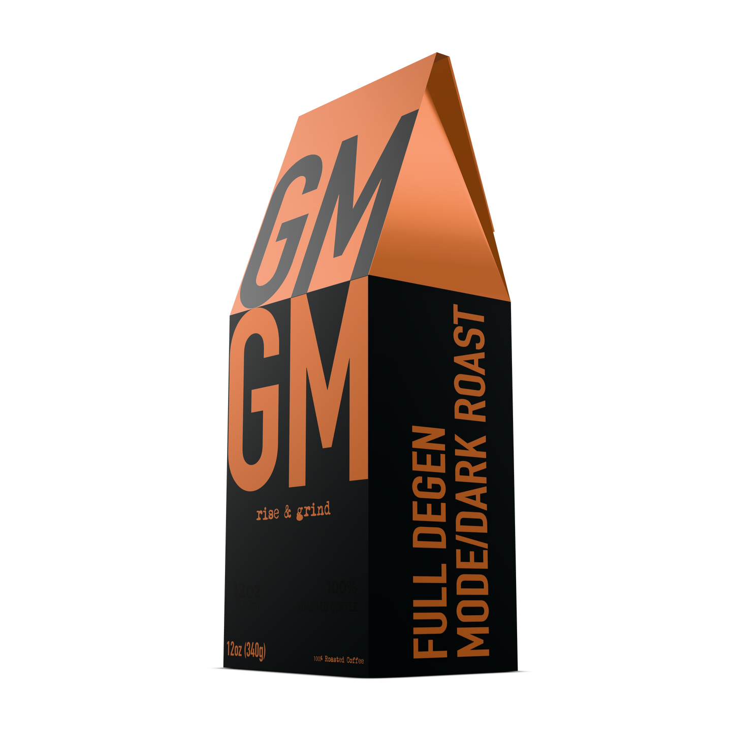 FULL DEGEN MODE — GM Coffee Dark Roast | Crypto Coffee Gift | NFT & Web3 Merch (12oz)