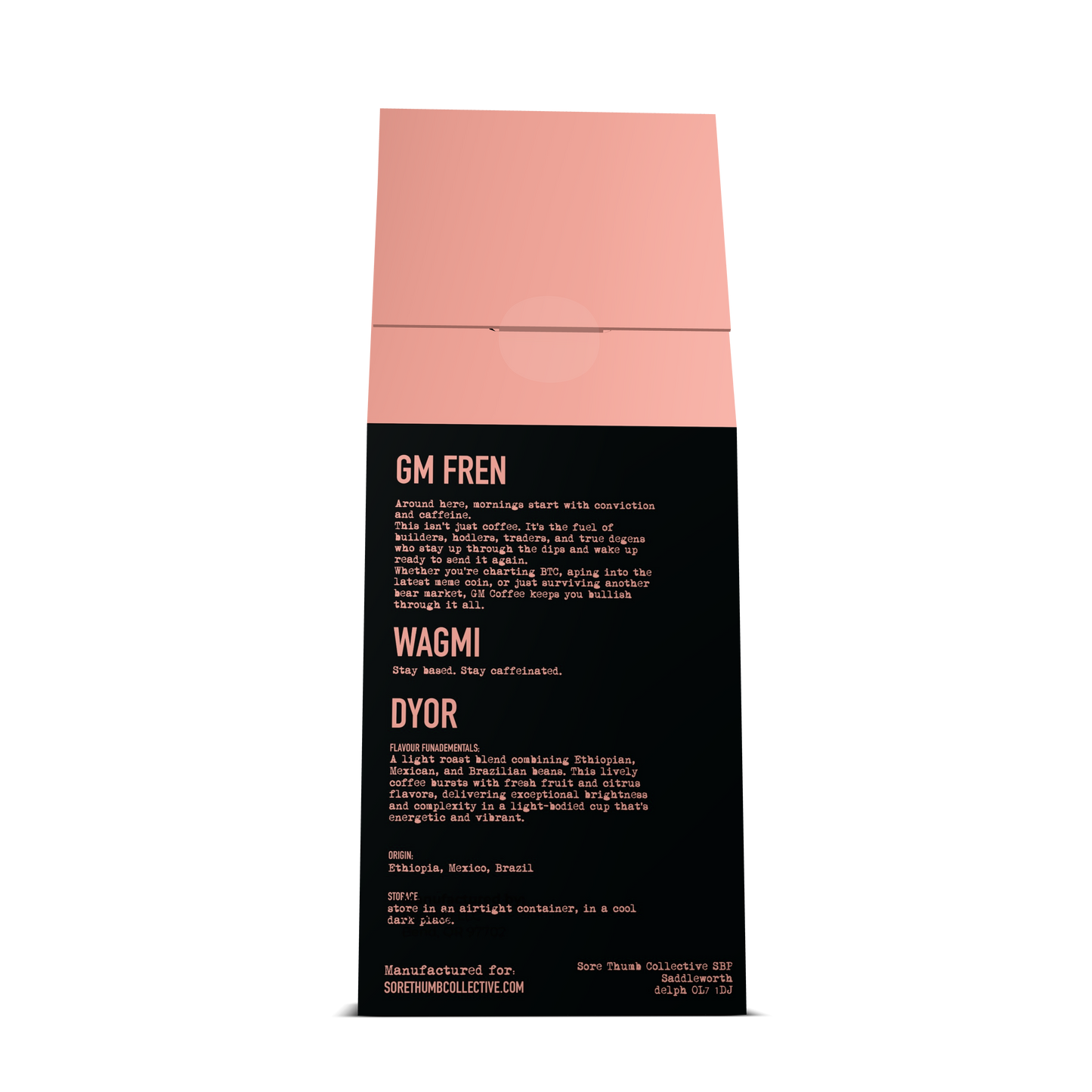 NORMIE BREW — GM Coffee Light Roast | Crypto Coffee | NFT & Web3 Gift (12oz)