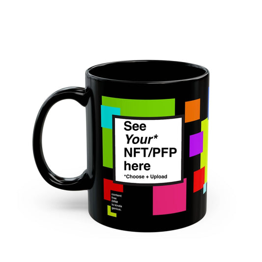 Content free mug black
