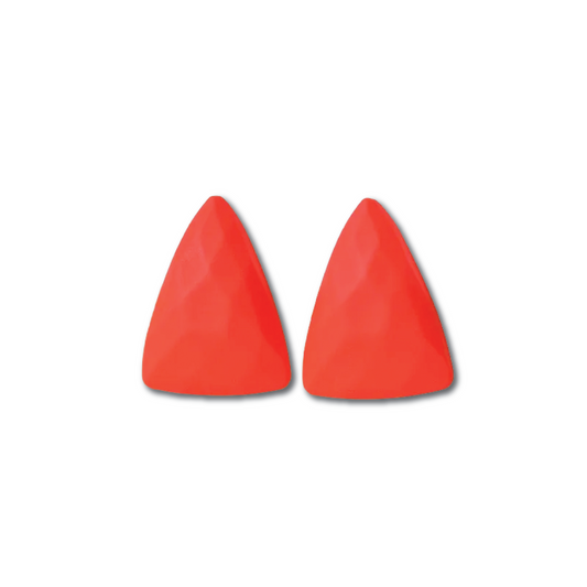 Avalanche Red Dorito Earrings
