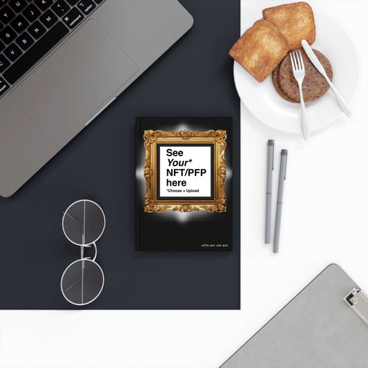 NFT Journal (Black) – “nft’s are not art” Digital Collector Notebook