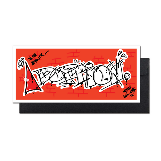 Avalanche Tis The Season for Adoption Christmas Card